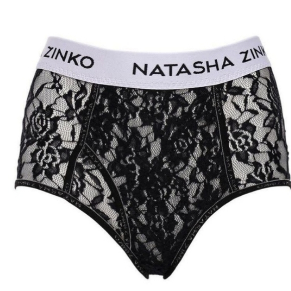 NWoT Natasha Zinko laced logo briefs - Picture 9 of 9